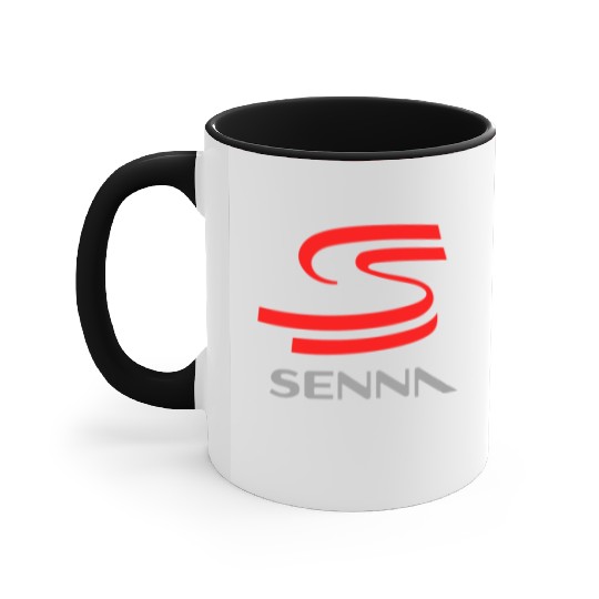 ayrton senna Accent Mugs