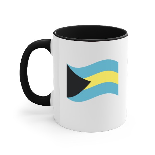 flag bahamas Accent Mugs