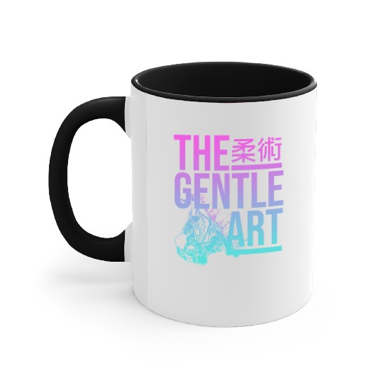 Jiu Jitsu - The Gentle Art - Japanese Vaporwave Accent Mugs