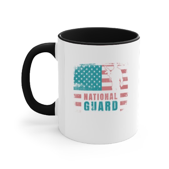 National Guard Veteran Accent Mugs
