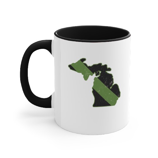 Game Warden CBP Michigan Border Patrol Park Ranger Accent Mugs