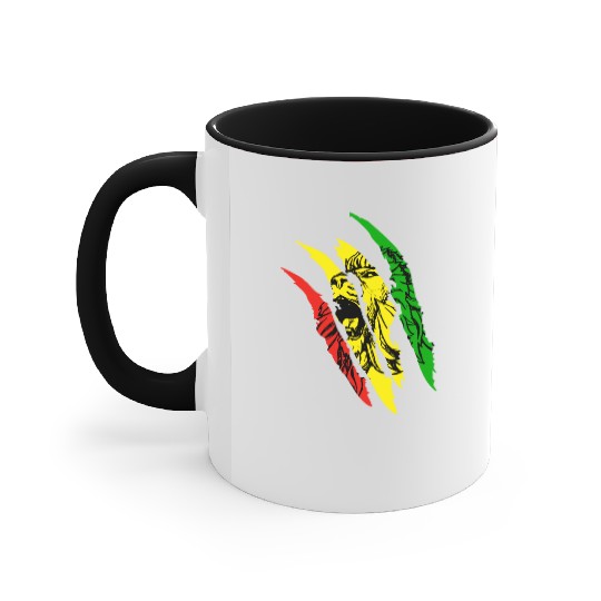 Lion Of Judah - Reggae Music Rastafari Rasta Gift Accent Mugs