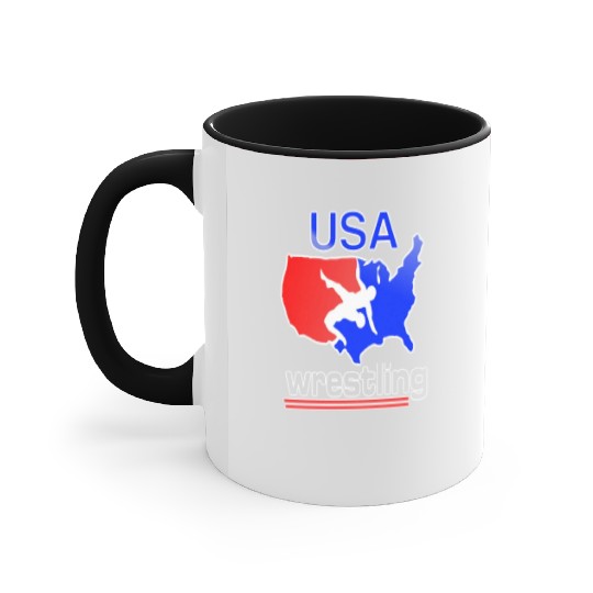 USA Wrestling Accent Mugs