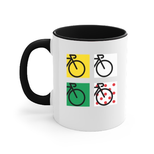 Tour Bike Race in France Accent Mugs