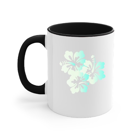 Hawaii Honolulu Boarder Surfer Tiki Summer Vacatio Accent Mugs