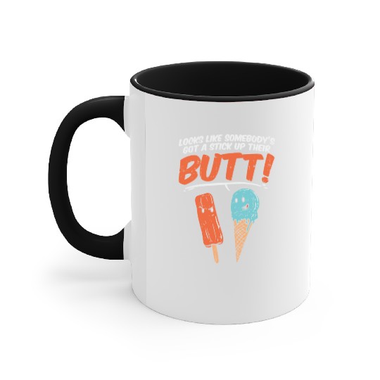 Food pun Accent Mugs