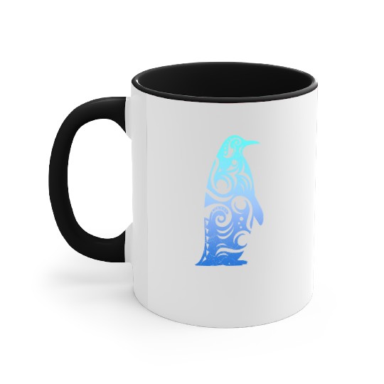 Penguin Maori Style T Tattoo Gift Idea Accent Mugs