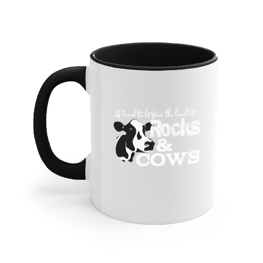 Rocks & Cows Rural Minnesota Accent Mugs