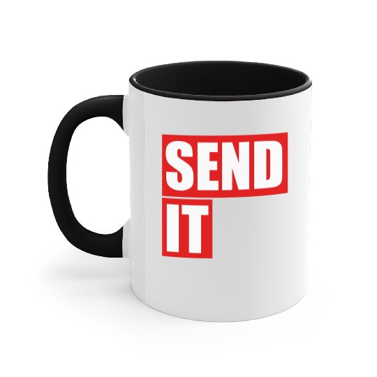 Send it Accent Mugs