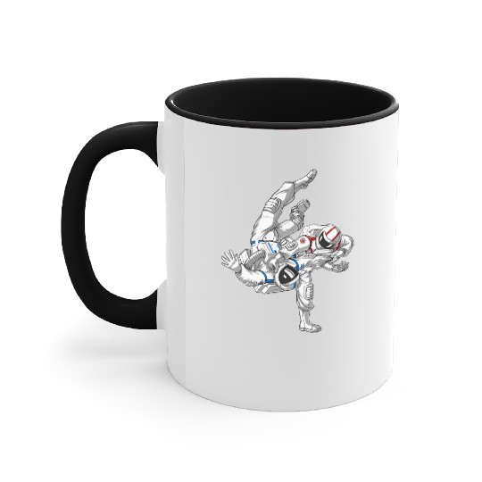 Jiu-Jitsu Astronaut Accent Mugs