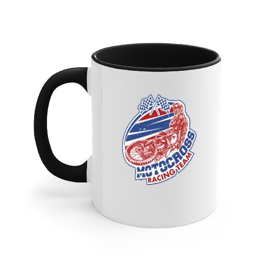 Motocross Racing Team Accent Mugs