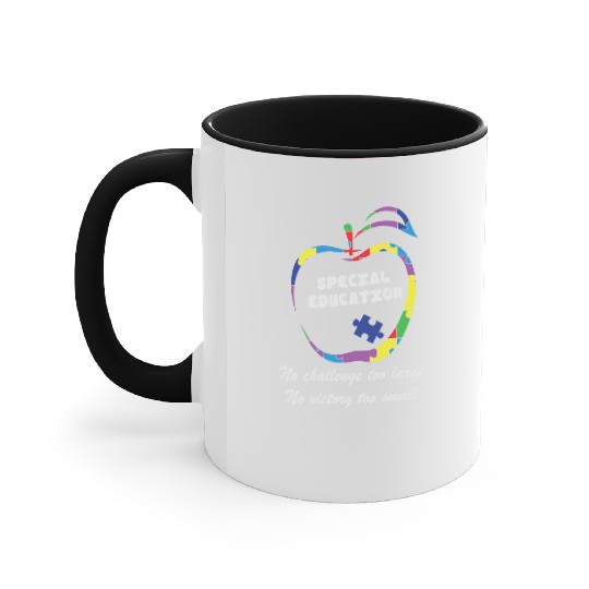 Autism Special Education Teacher Accent Mugs