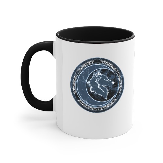 Wolf Moon Accent Mugs