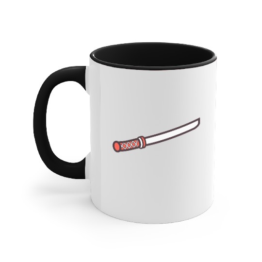 Samurai Sword Accent Mugs