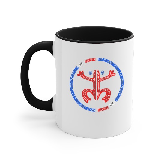Puerto Rico Coqui Frog Taino Boricua Tech Style Accent Mugs