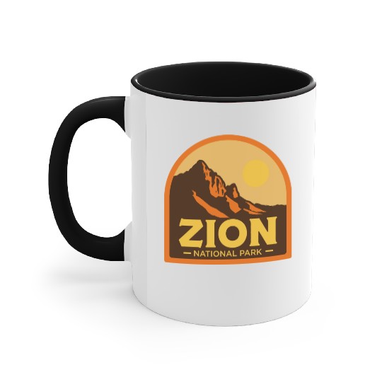 zion national park Accent Mugs