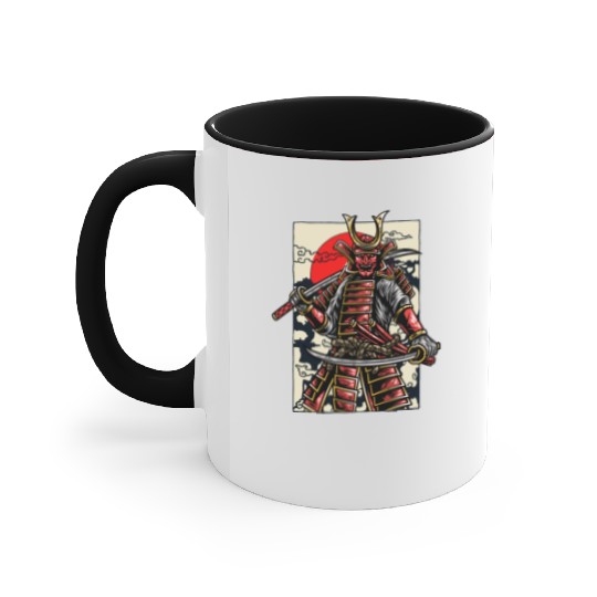 Katana Samurai Ninja Japan Shinobi Warrior Gift Accent Mugs