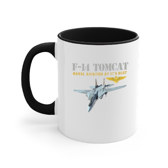 F 14 Tomcat Naval aviation Accent Mugs