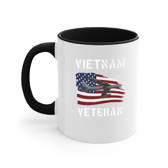 Vietnam Veteran B52 Stratofortress Bomber Plane Us Accent Mugs
