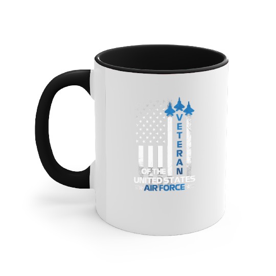 Veteran Air Force Proud Army Veterans Day Accent Mugs