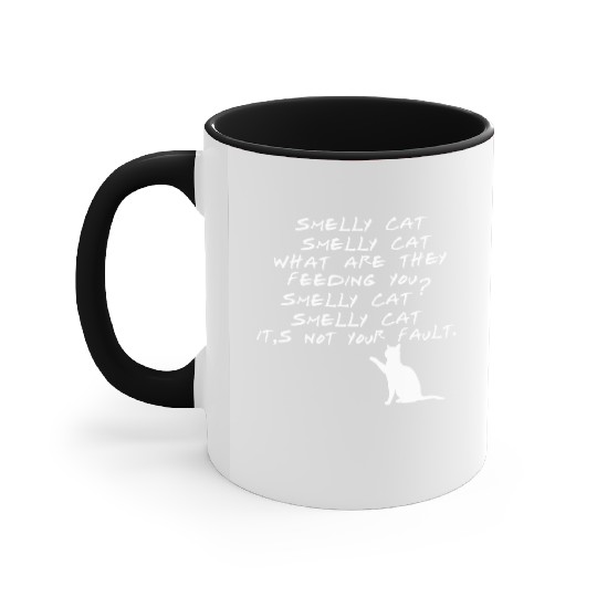 Smelly Cat Friends Tv Show Accent Mugs