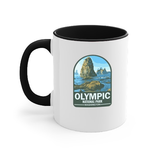 OLYMPIC national park Washington usa Accent Mugs