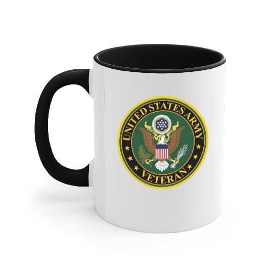 Army US Army Veteran Accent Mugs