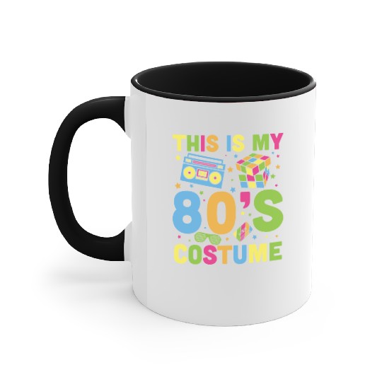 This Is My 80s Costume Retro Accent Mugs