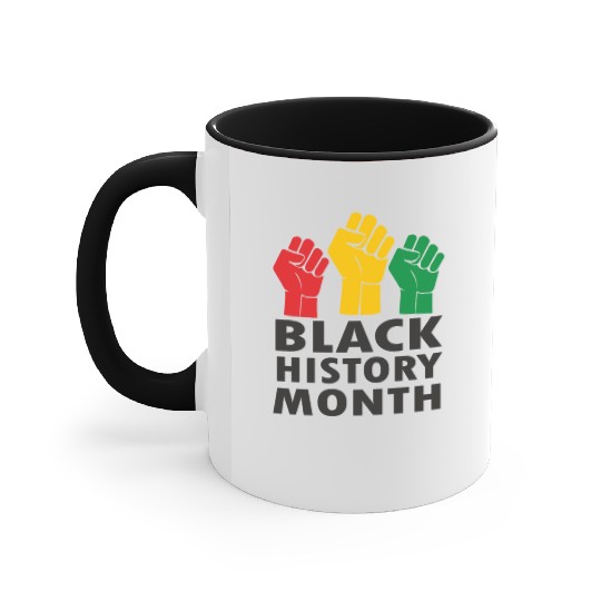 Juneteenth, Black History Month, Freedom Day Accent Mugs