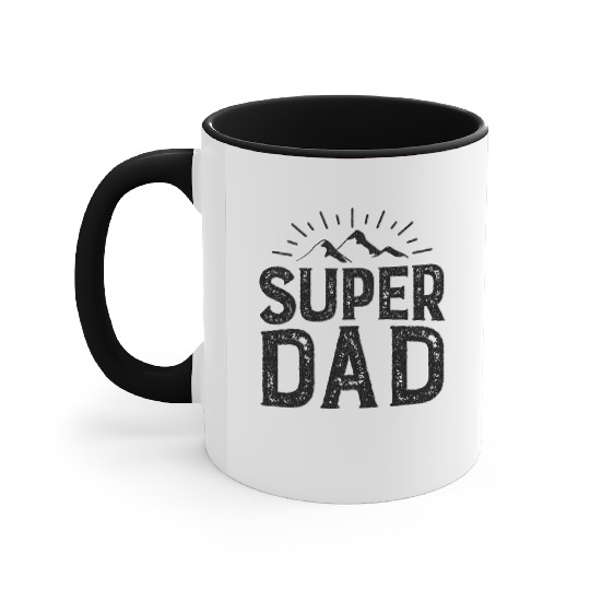 Art Print Accent Mugs Happy Father's Day Love Heart