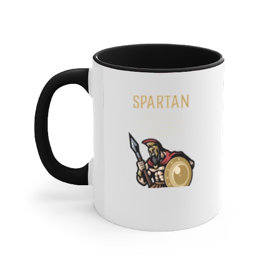 Spartan Soldier Motivation Warrior Training Accent Mugs