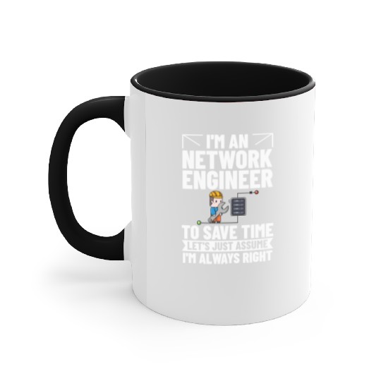 Network Engineer Director Computer Engineering Accent Mugs