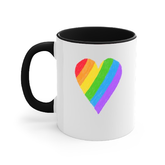 LGBT Pride be yourself Accent Mugs