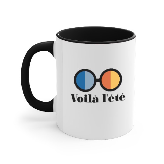 Voila l'ete - Here comes the summer Accent Mugs