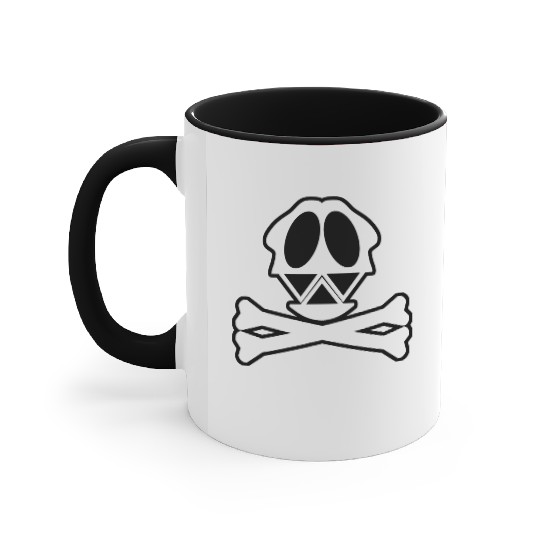 Silly Crossbones Accent Mugs