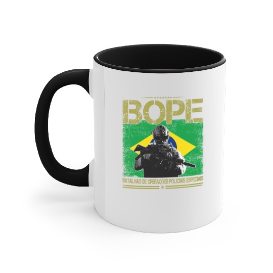 BOPE Brazil Police Special Forces Accent Mugs