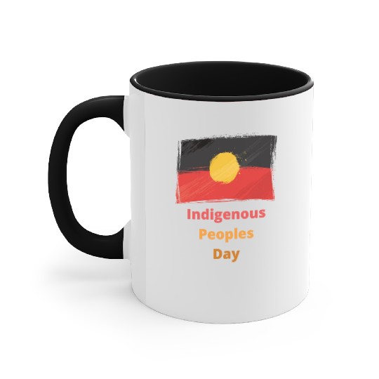 Native american indigenous day l Columbus Day Accent Mugs