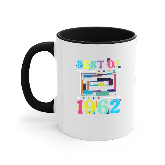 Best Of 1962 | Birthday Accent Mugs | Birthday Retro