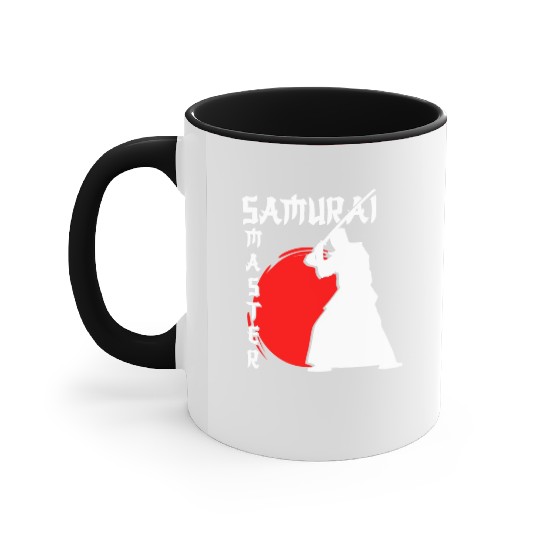 Japan Katana Martial Arts Honor Accent Mugs