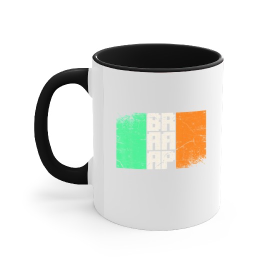 Dirt Biker Irish flag motocross Accent Mugs