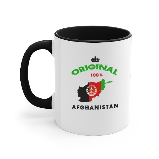 Afghanistan original 100% flag design Accent Mugs