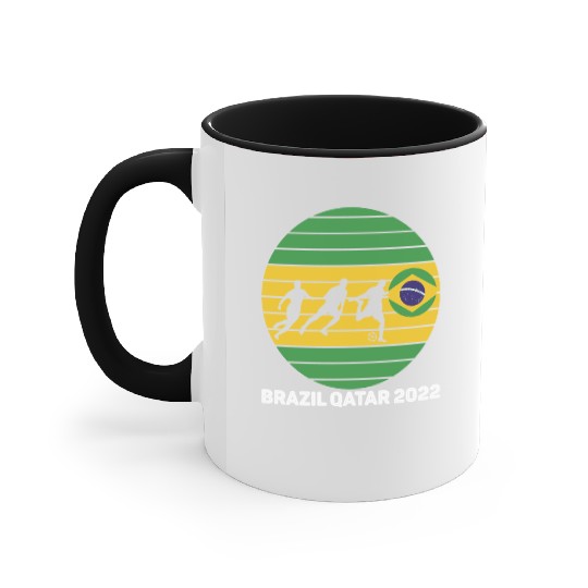 Brazil Soccer Accent Mugs,