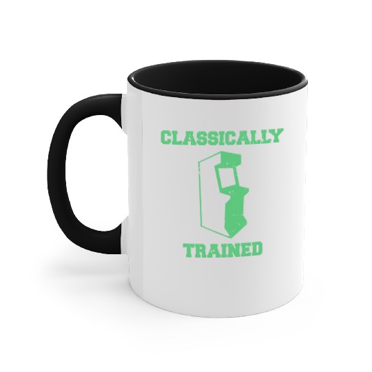 Classically Trained | Arcade player Accent Mugs