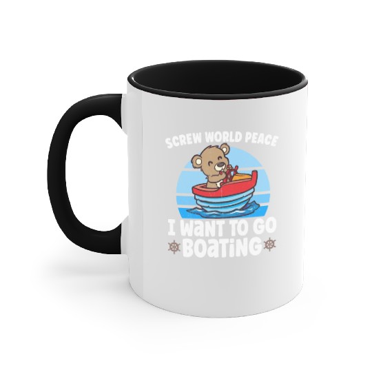 Sailing Sailboat Boating Kid Child Yacht Boat Accent Mugs
