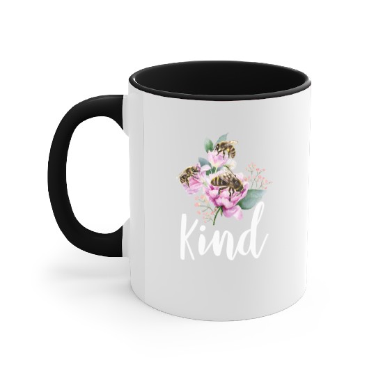 Bee Kind Save The Bees Earth Day Accent Mugs