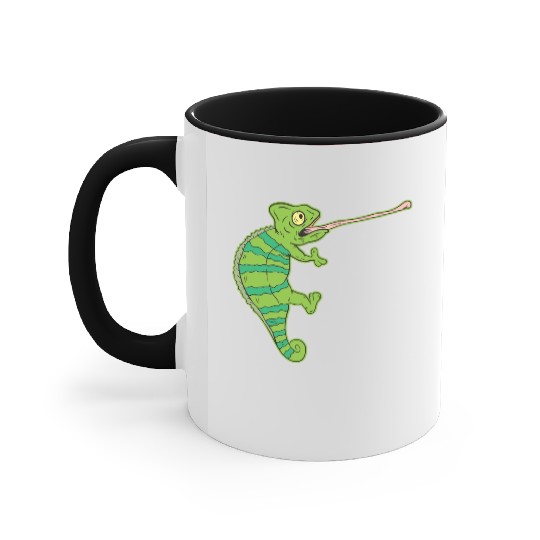 Wildlife Climbing Chameleon Animal Welfare Gift Accent Mugs