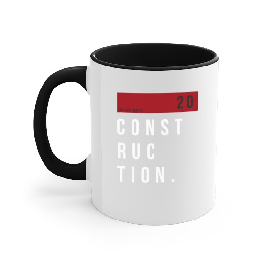Tradesman Construction Badge Accent Mugs