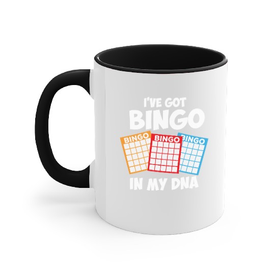 I've Got Bingo In My DNA Accent Mugs
