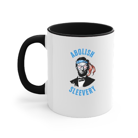 Funny Abraham Lincoln Flag United States Patriotic Accent Mugs