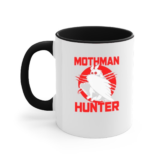 Cryptozoologist Cryptid Folklore Funny Mothman Accent Mugs